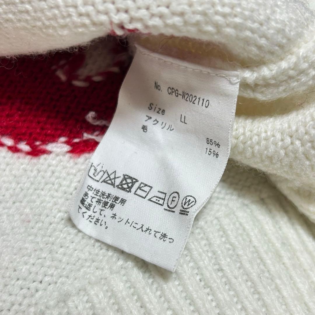 CPG GOLF ゴルフウェア　ニット　セーター　総柄　シーピージー　レディース