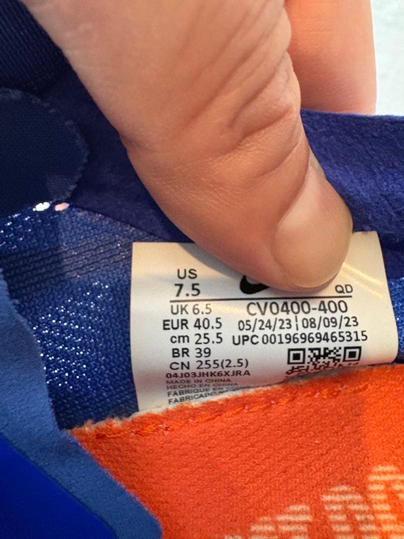 【25.5㎝】Nike ドラゴンフライ　ブルー