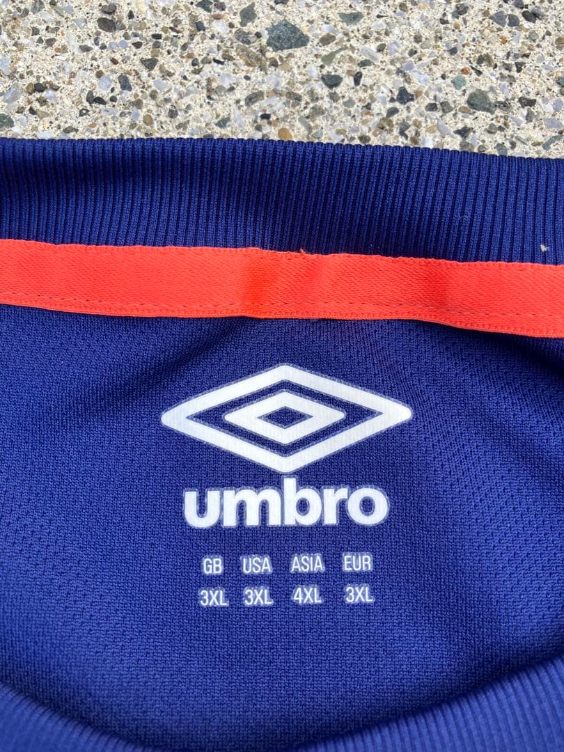 90s'/umbro×エバートンFC トレーニングシャツ アンブロ　ビンテージ