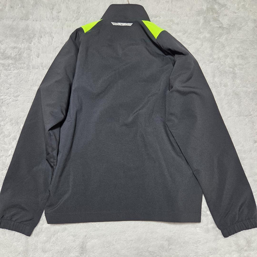 ミズノMizuno ジャージ上下セット Lサイズ ブラック黒　イエロー黄色　美品
