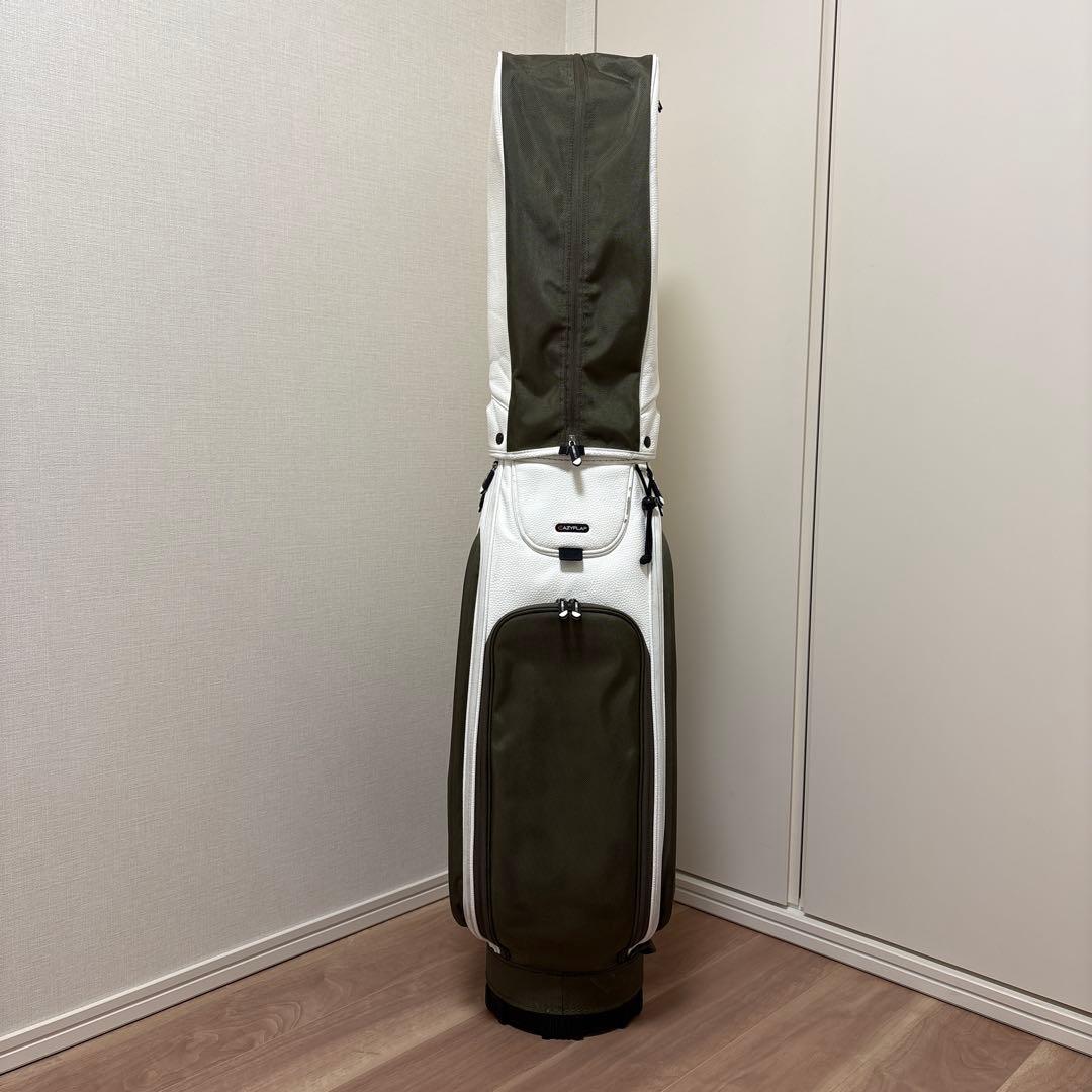 BEAMS GOLF バイカラー　エイトハーフ　キャディバッグ　自立式