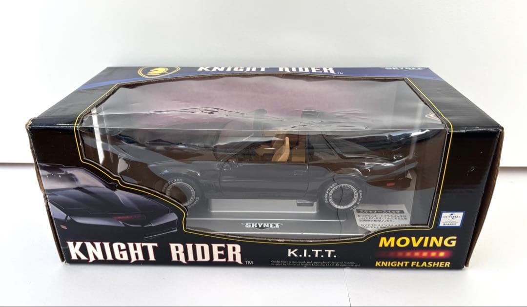 スカイネット ナイトライダー1/18 光るナイトフラッシャー 新品電池交換済