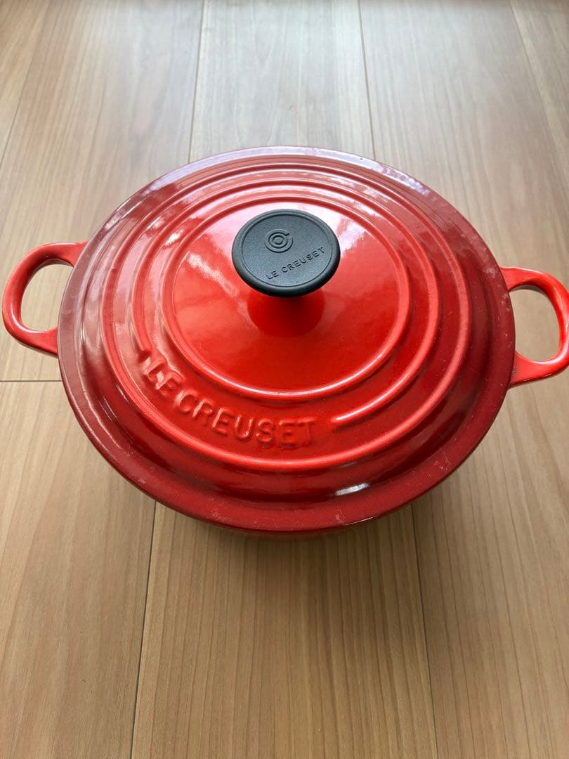LE CREUSET 赤 ホーロー鍋 20cm 2.6L