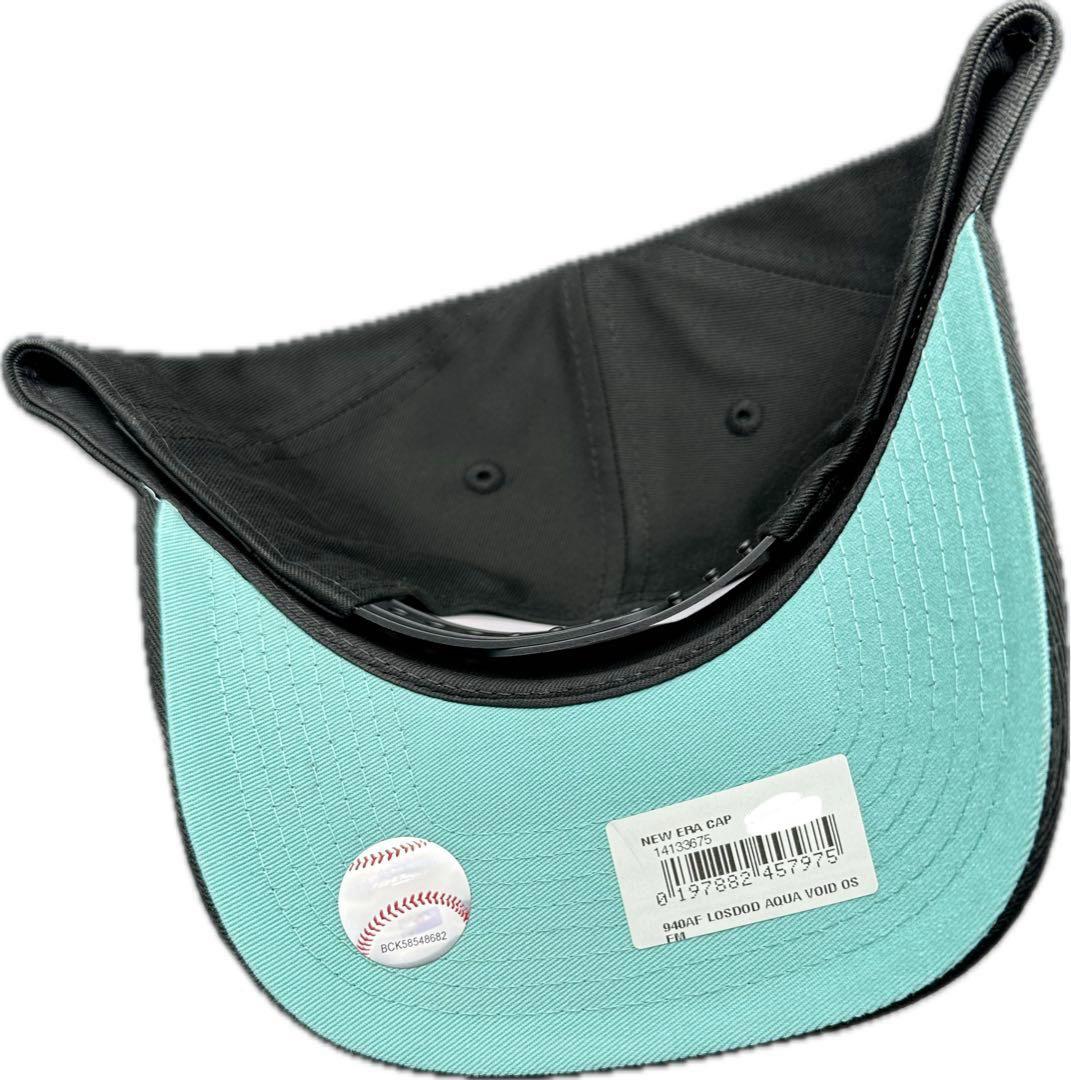 ティファニーブルー　キャップ　New Era LAドジャース　aqua void