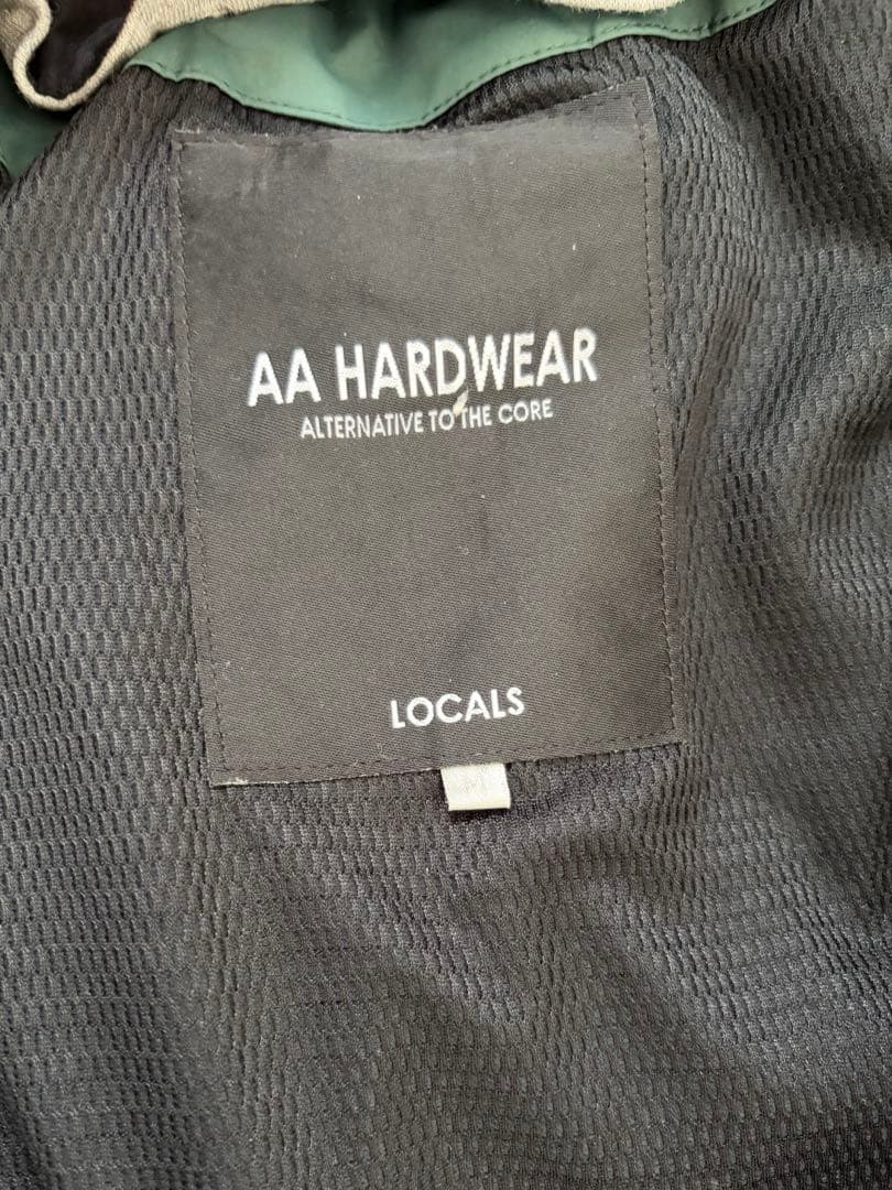【美品】AA HARDWEAR スノボウェア M 緑 メンズ