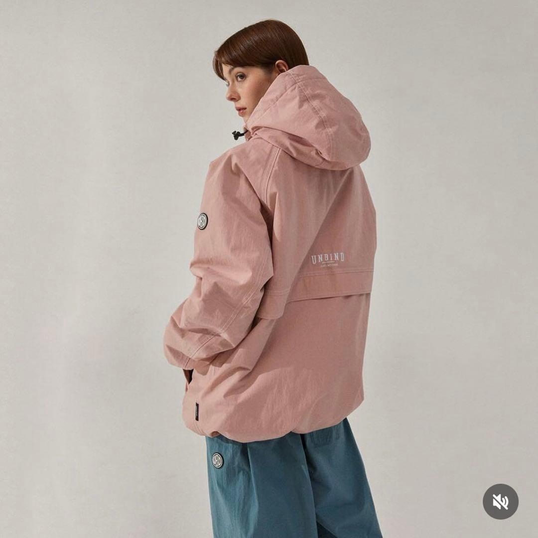 完売品 UNBINDピンク アノラック ウェア