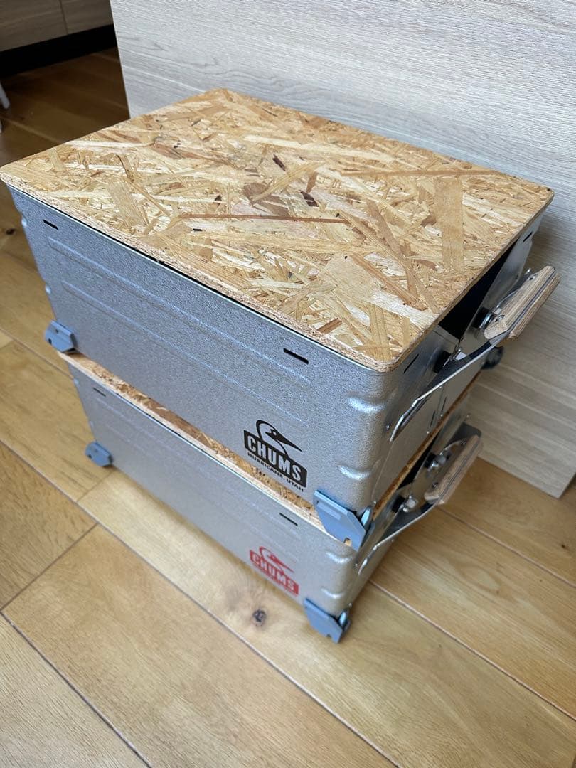 【美品】peak スノーピーク シェルフコンテナ 25 2個セット