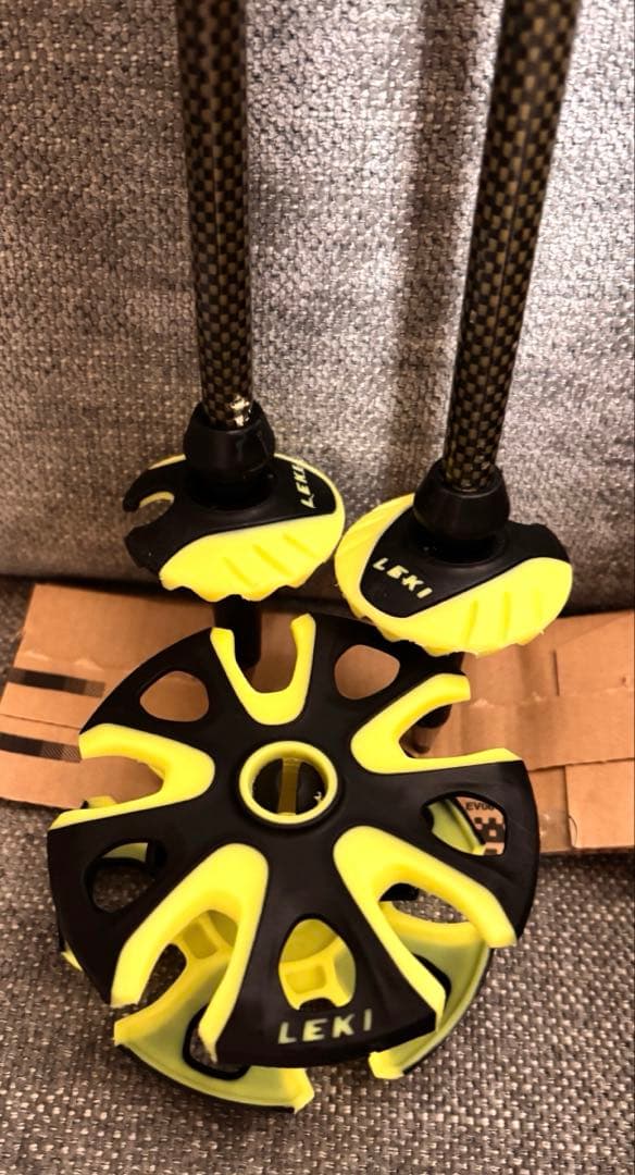 丸さま専用LEKI レキ スキーストック ベノム バリオ 3D 95～125cm
