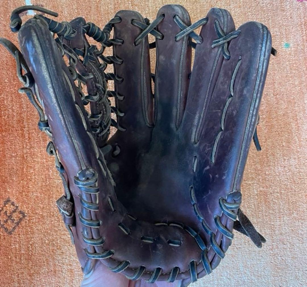 Mizuno Global Elite 硬式グローブ 外野手用　ブラウン　袋付き