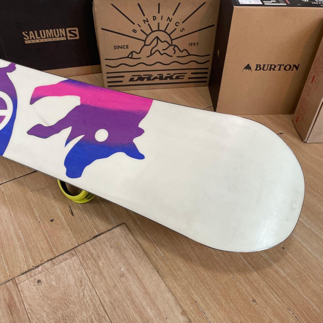 BURTON×FLUX　バートン　フラックスバイン付き　スノーボードセット