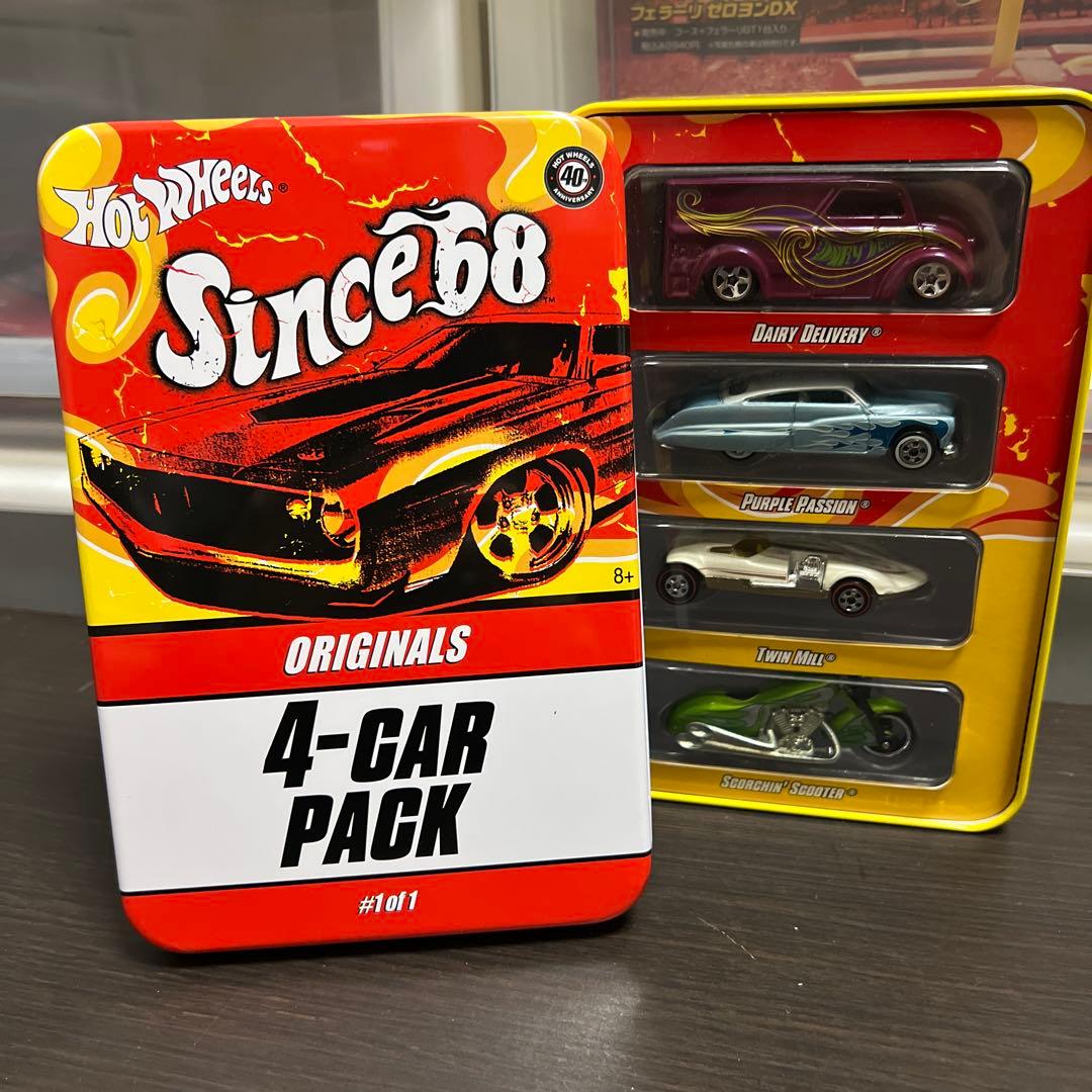 ミニカー Hot Wheels Since '68 4-Car Pack