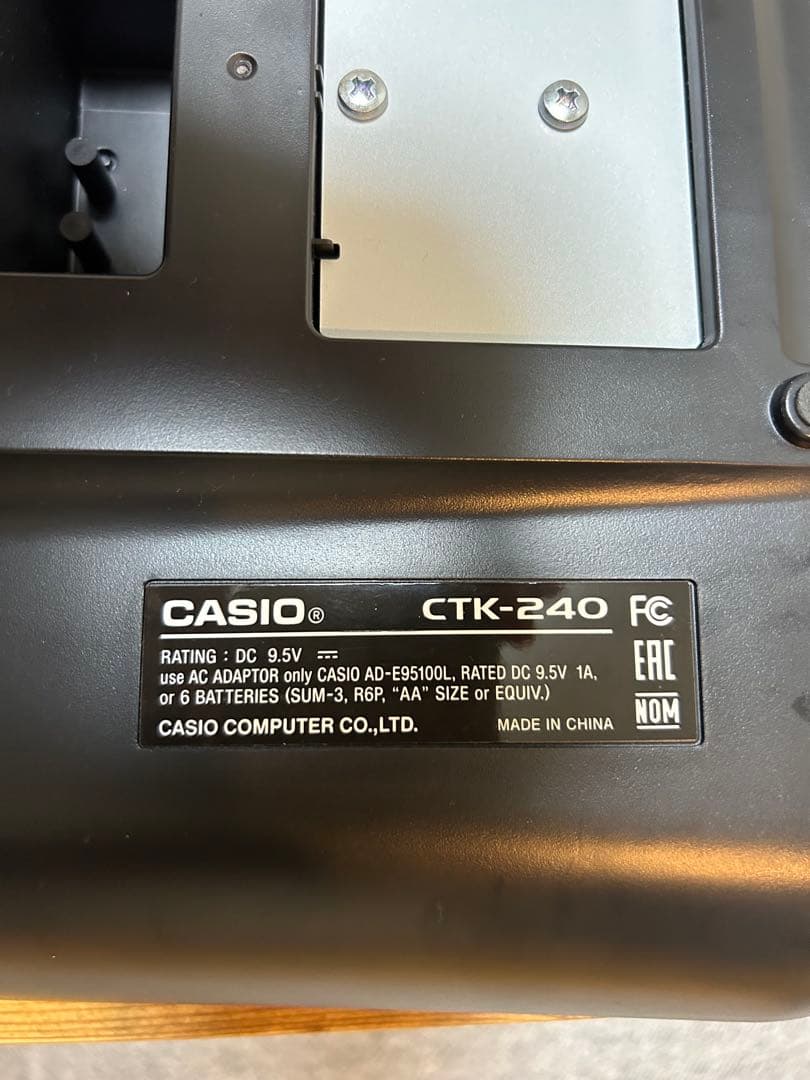 アロハです　25年12月購入！保証内CASIO CTK-240