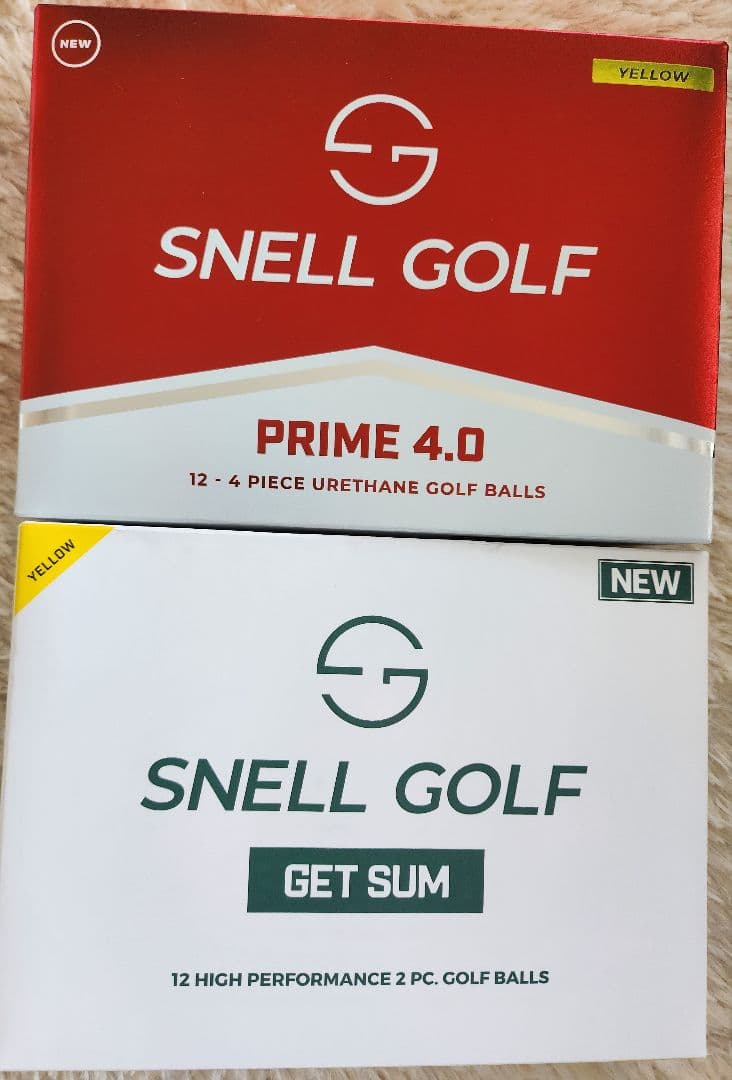 新品ゴルフボール　SNELL GOLF ×2ダース　PRIME、GET SUM