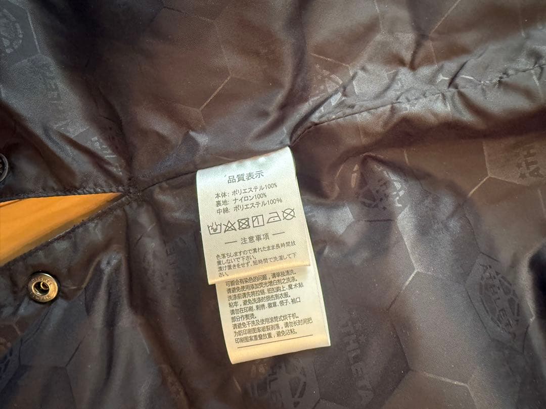 mamaATHLETA ブラック&グレー柄あり　手洗い可ベンチコート140