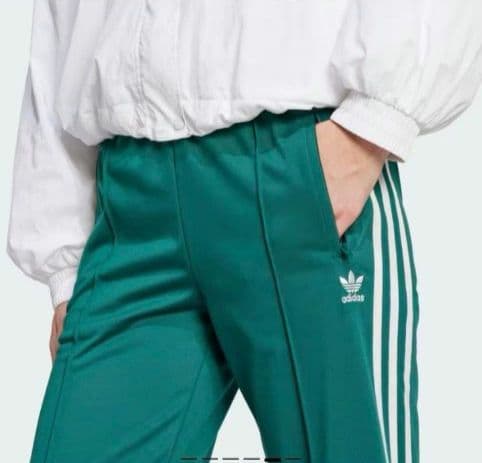 アディダスadidasクラシックファイヤーバード緑トラックパンツM