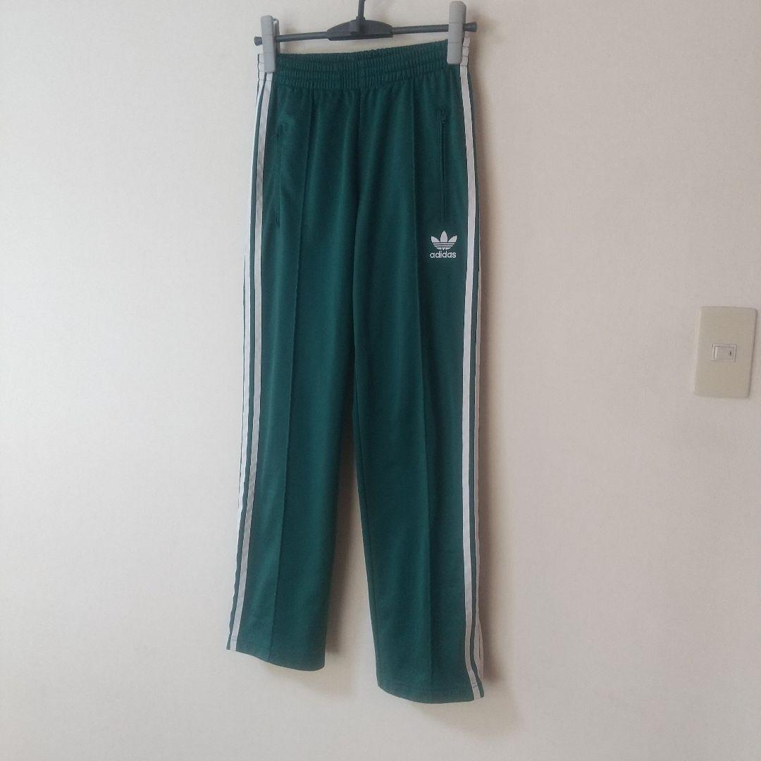アディダスadidasクラシックファイヤーバード緑トラックパンツM