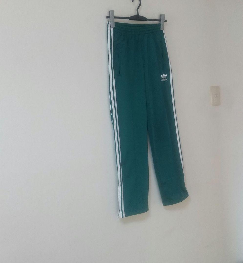 アディダスadidasクラシックファイヤーバード緑トラックパンツM
