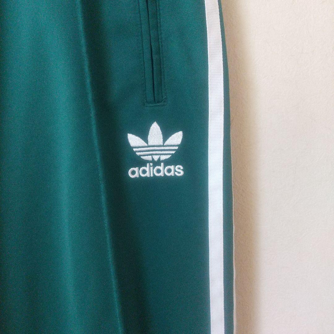 アディダスadidasクラシックファイヤーバード緑トラックパンツM
