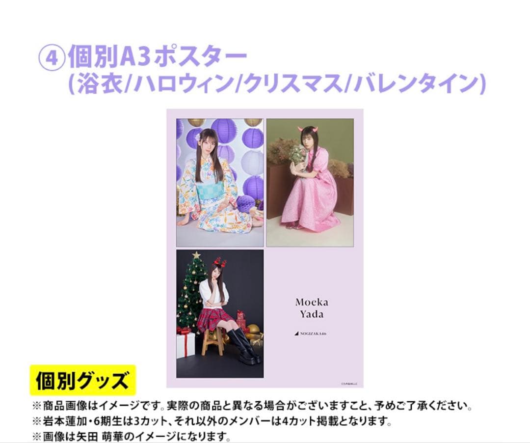乃木坂46 2026年福袋A B C 19点　柴田柚菜