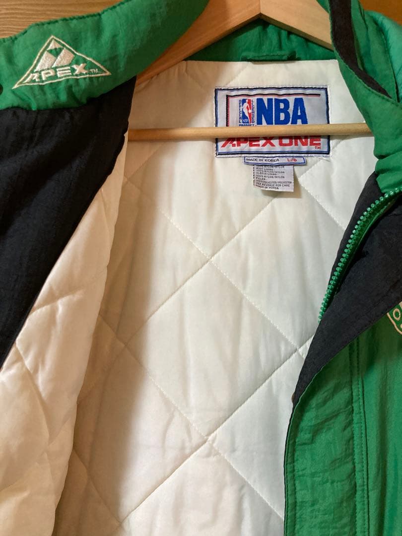 90年代 APEX ONE NBA 中綿ジャケット ボストン・セルティックス