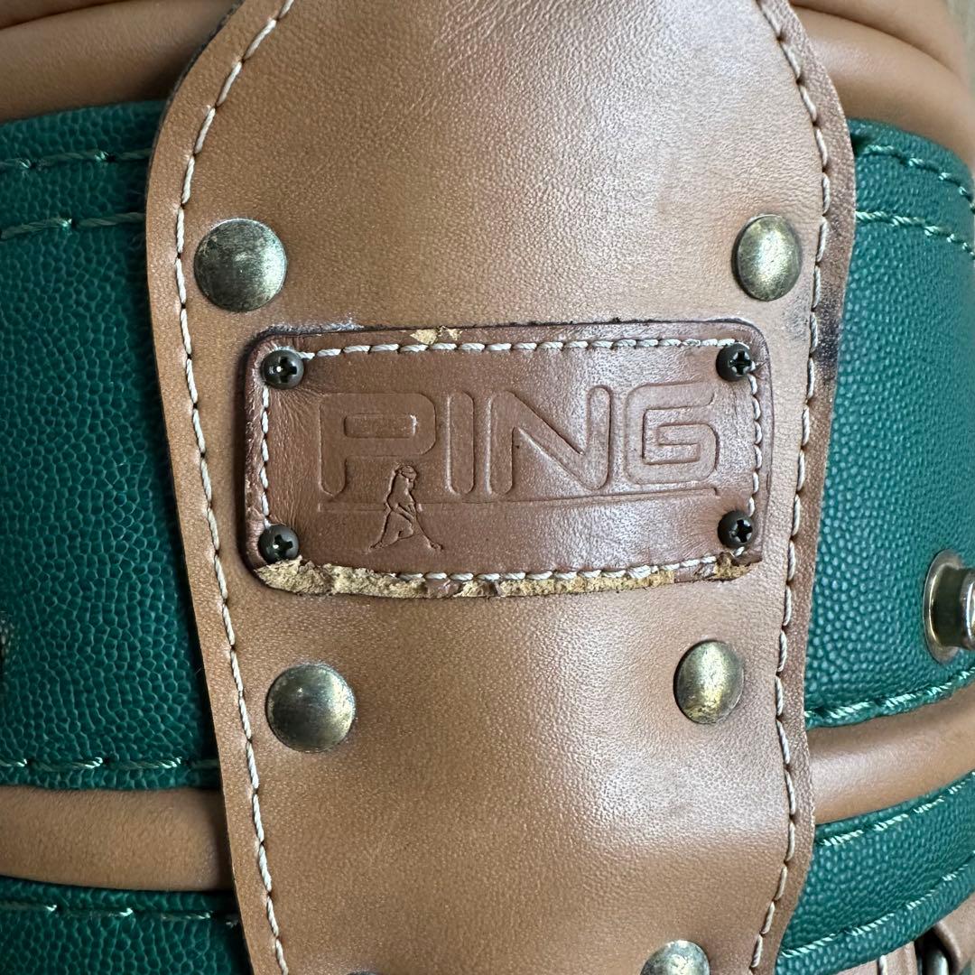 希少 PING ヴィンテージ キャディバッグ グリーン 7.5型
