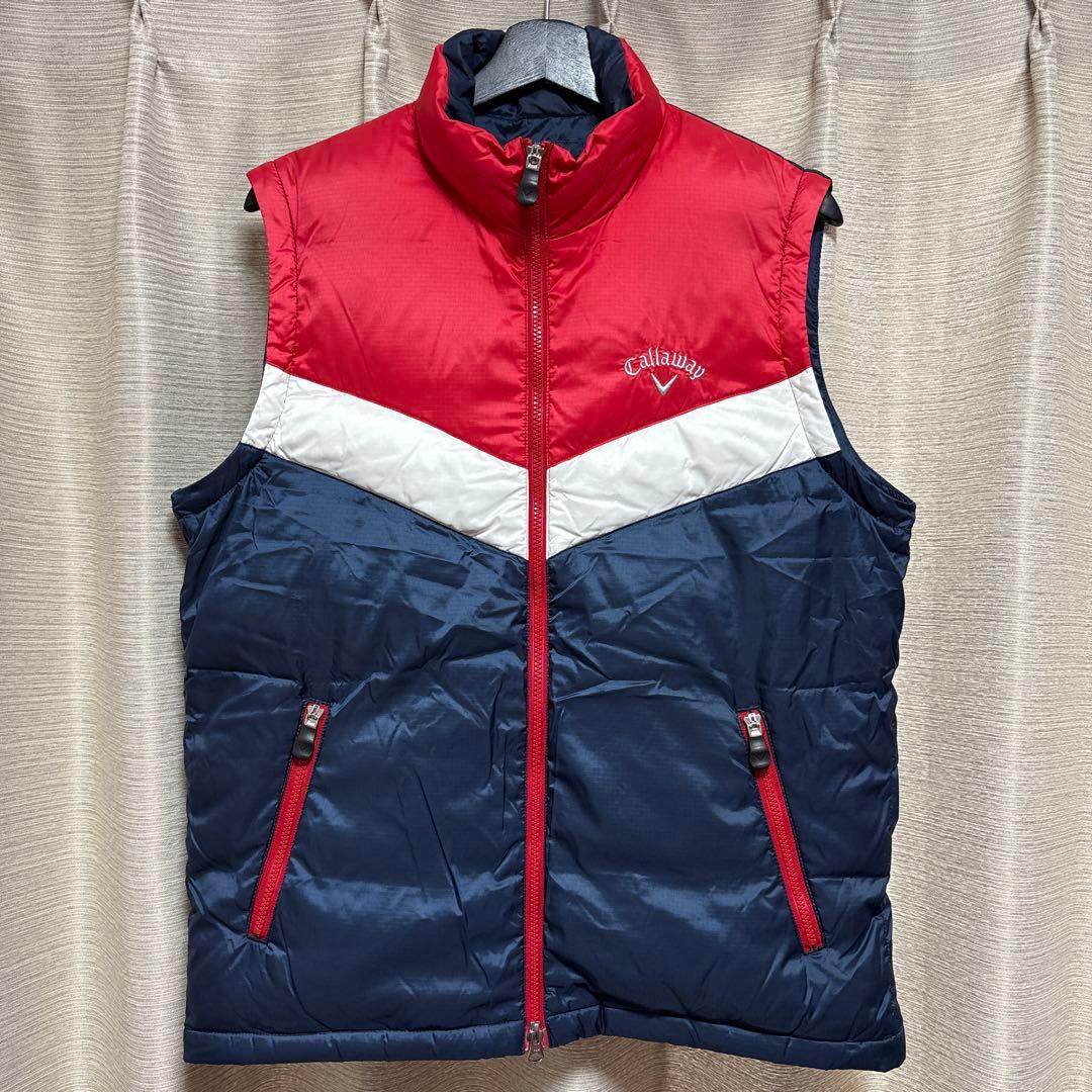 キャロウェイ　ダウン90% フェザー10% 袖取り外し可能　ジャケット　サイズM