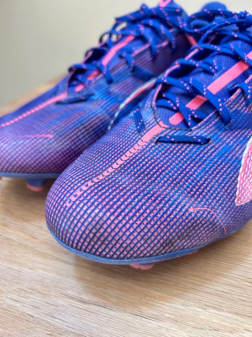 Puma サッカーシューズ ウルトラ5 27.5㎝ 青/ピンク