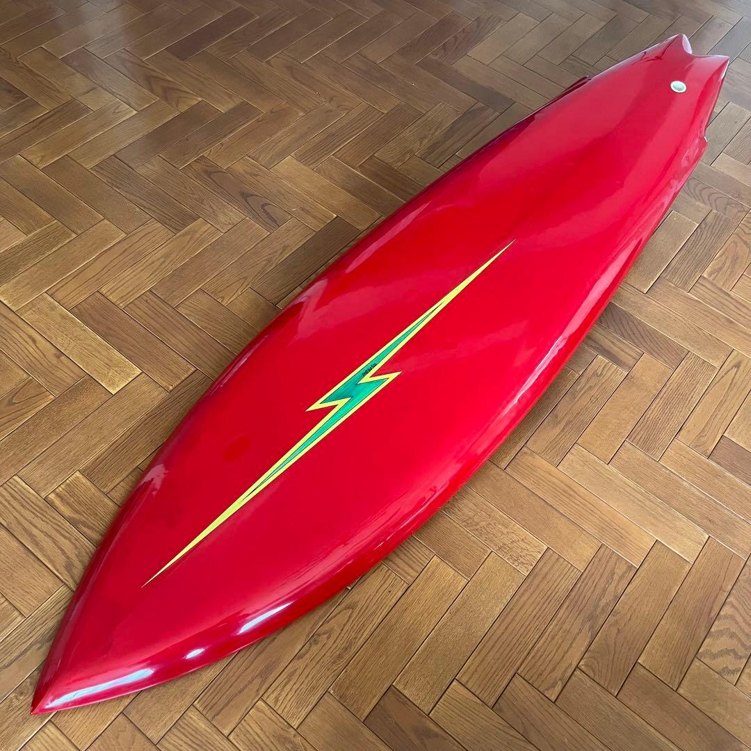 70’s ヴィンテージ ライトニングボルト 6.4ft ジェリー・ロペス @千葉