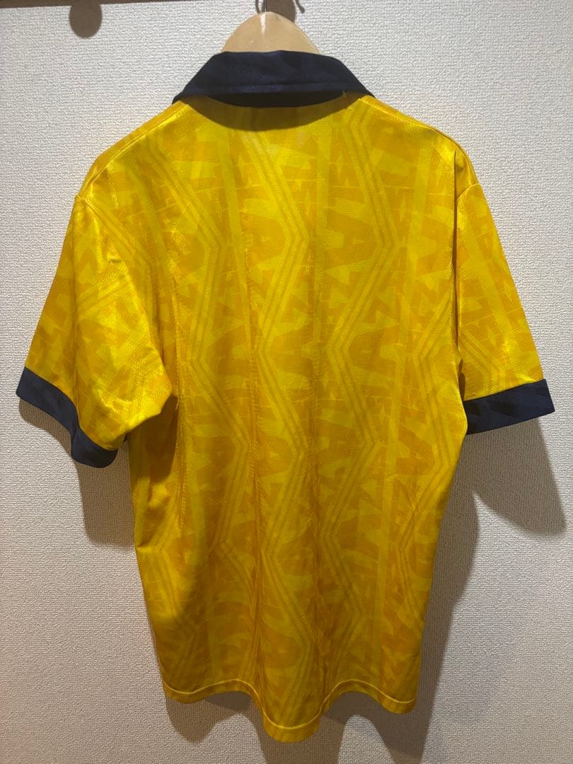 ラツィオ　アンブロ　UMBRO　90s　サッカーユニフォーム　L　セリアA　黄