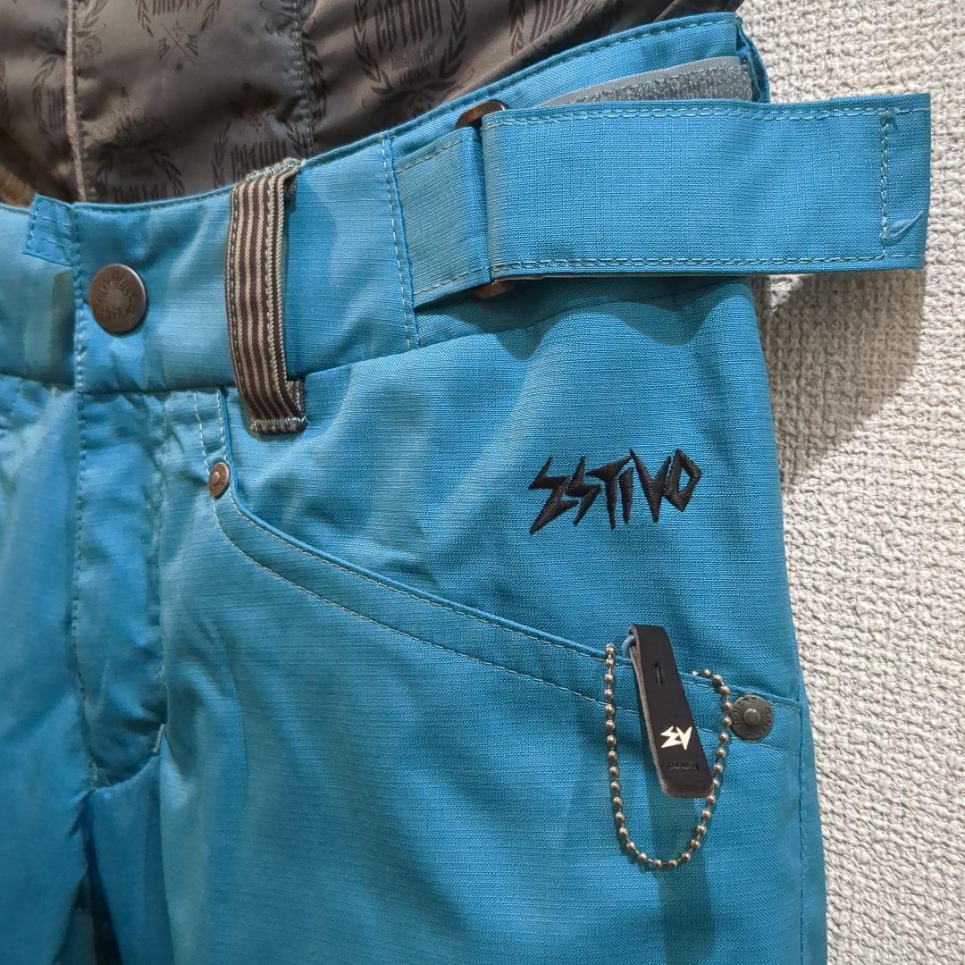【売り切り】美品SSTIVO スノーボードパンツ　MENS 青　S