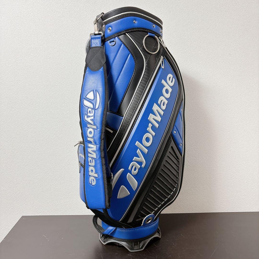テーラーメイド キャディバッグ 5分割 ブルー×ブラック TaylorMade