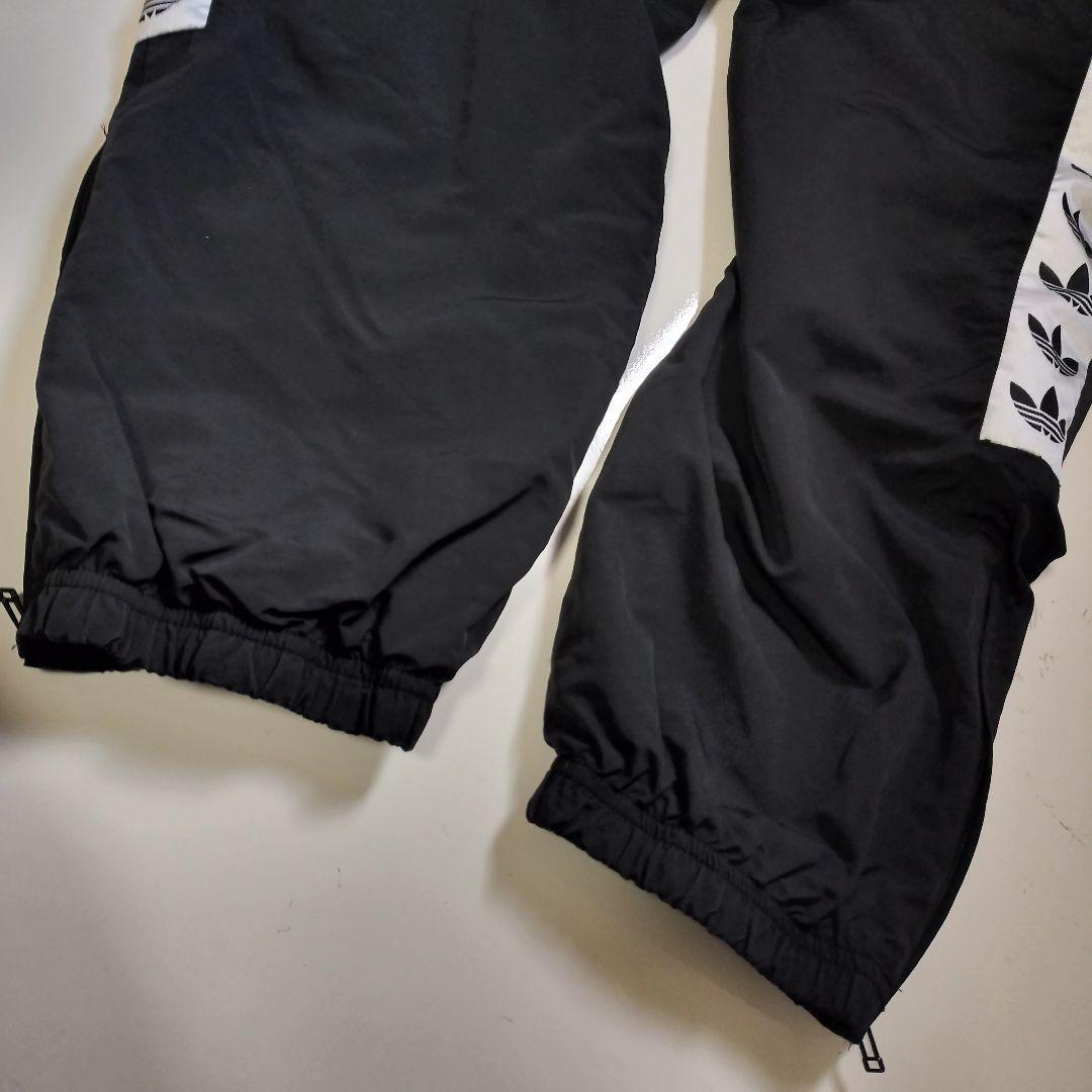 ★人気　アディダス　ジャージ　トラックパンツ　シャカシャカ　ブラックXL