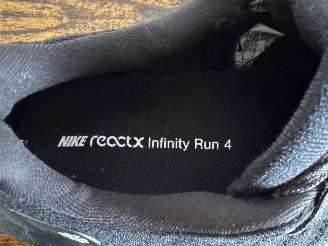 【Nike】infinityrun4ランニングシューズ 26.5cm ブラック