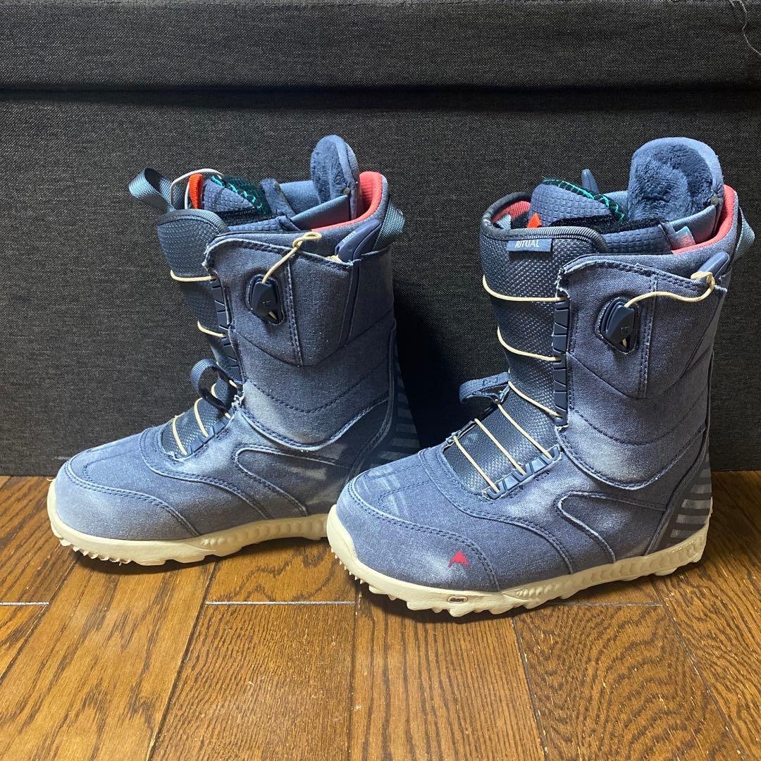 Burton RITUAL デニム風　スノーボード　ブーツ 女性用　24cm