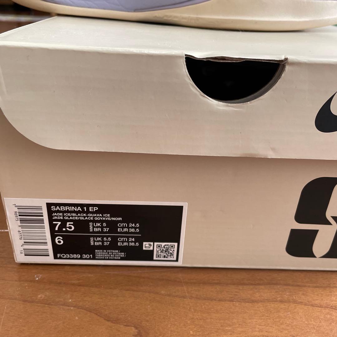 TAKE.I 　NIKE Sabrina1 バスケットシューズ　24.5