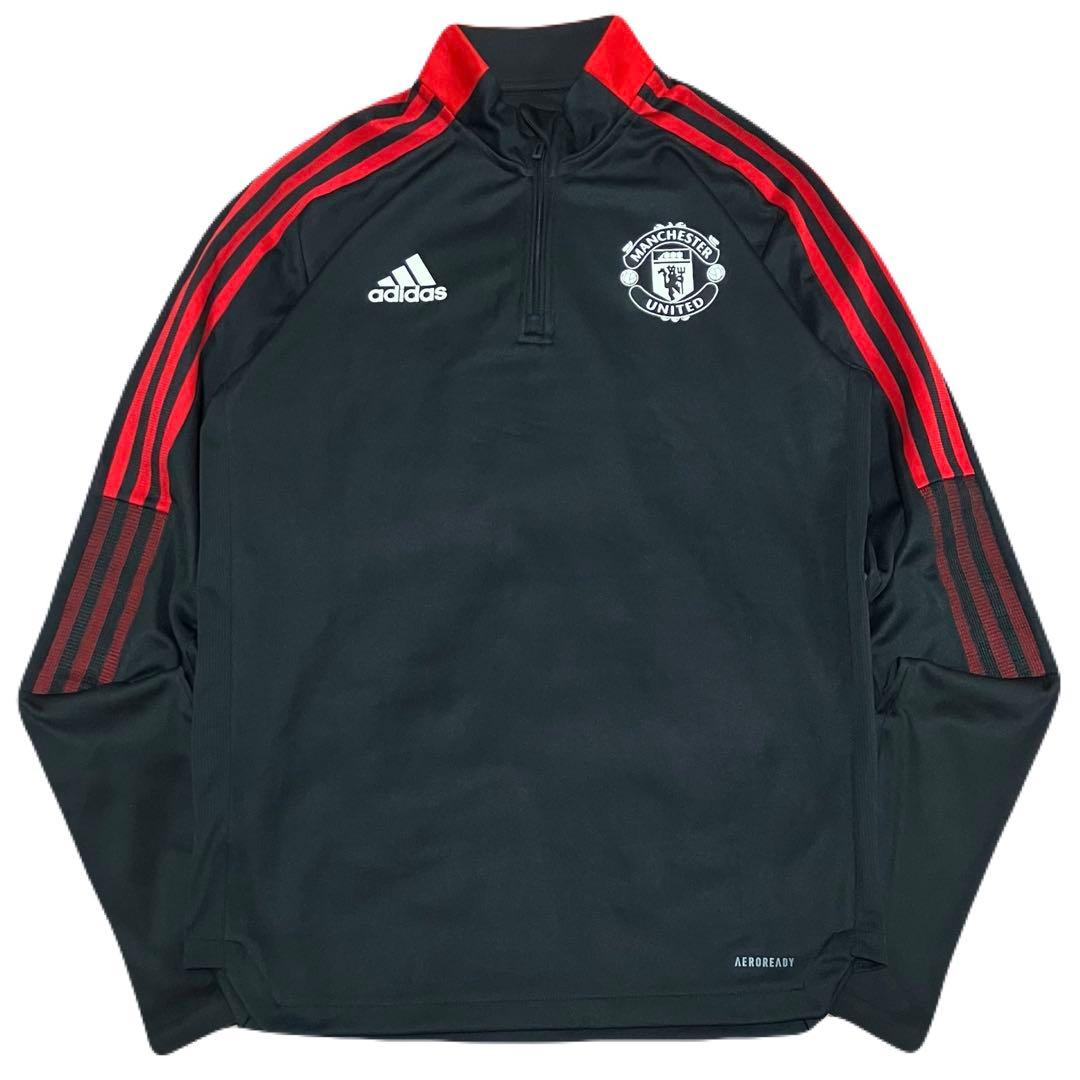 adidas マンチェスターユナイテッド トレーニングトップ ドリルトップ M