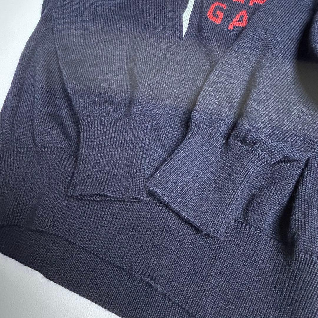 PEARLY GATES ウール100 クルーネックニット ゴルフウェア　フリー