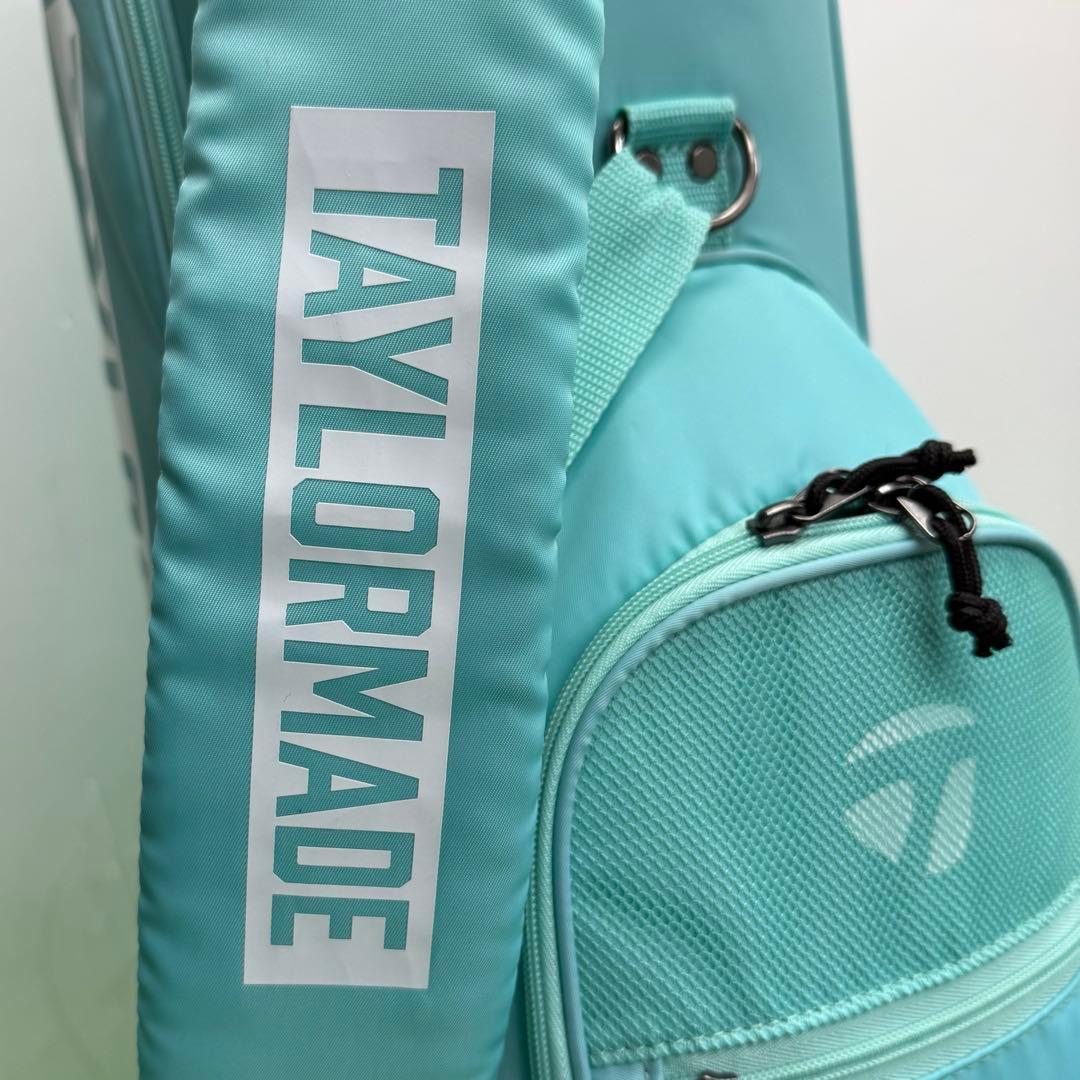 TaylorMade　キャディバッグ　水色　ゴルフバック　8インチ