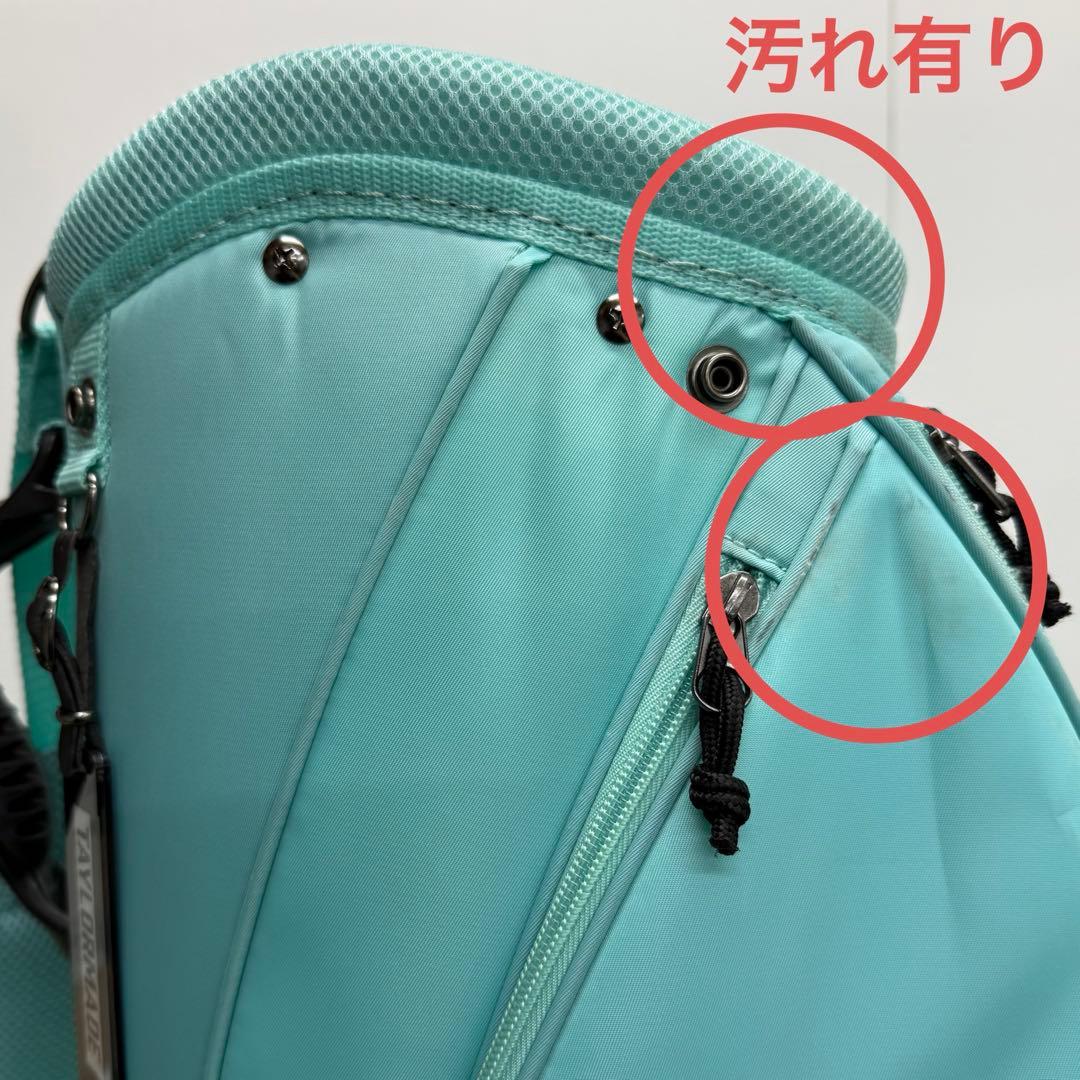 TaylorMade　キャディバッグ　水色　ゴルフバック　8インチ