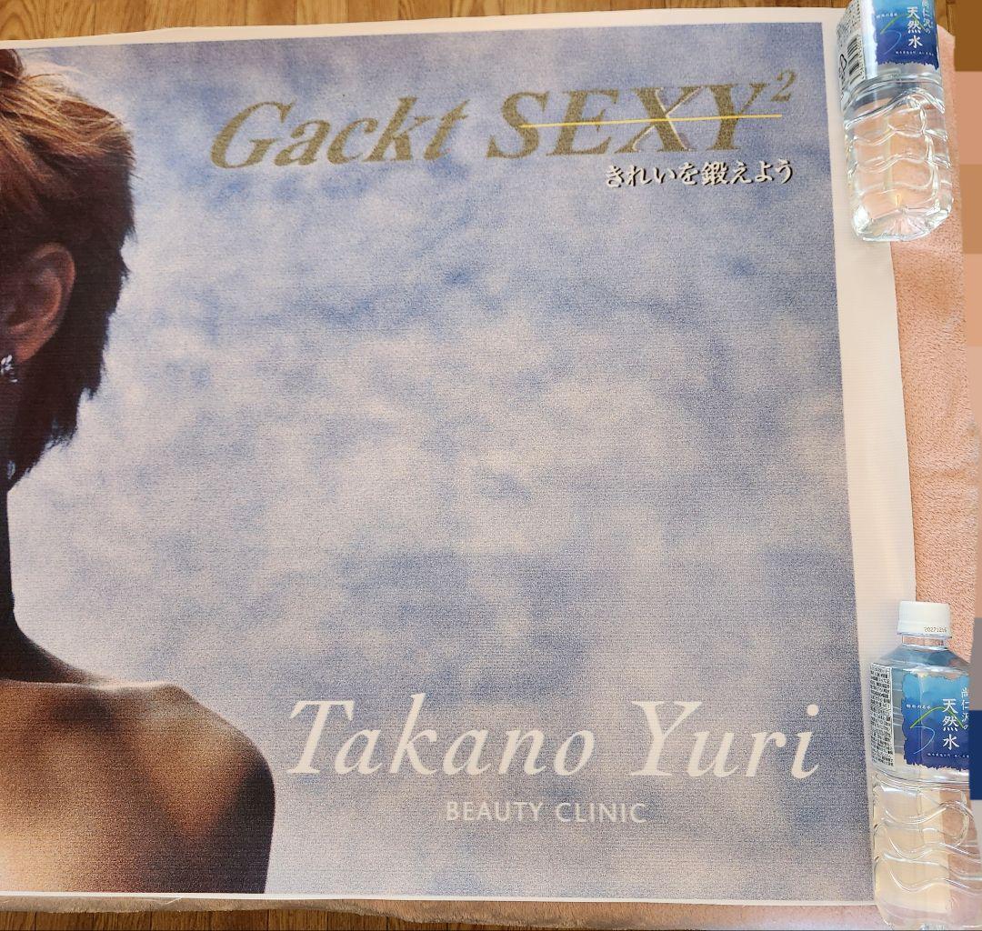 Gackt たかの友梨 屋外ファザード広告 プレゼン用レプリカプリント生地