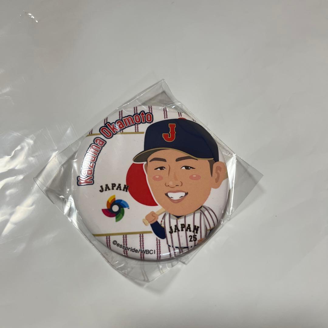 WBC岡本和真 トートバッグ＆缶バッジセット