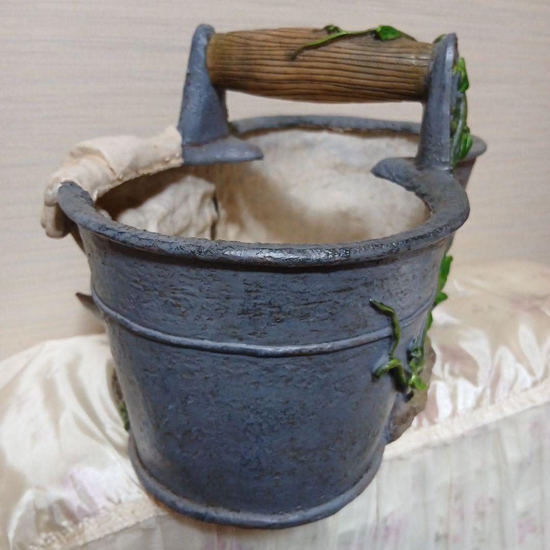 小鳥の可愛い鉢カバー　プランター　置物