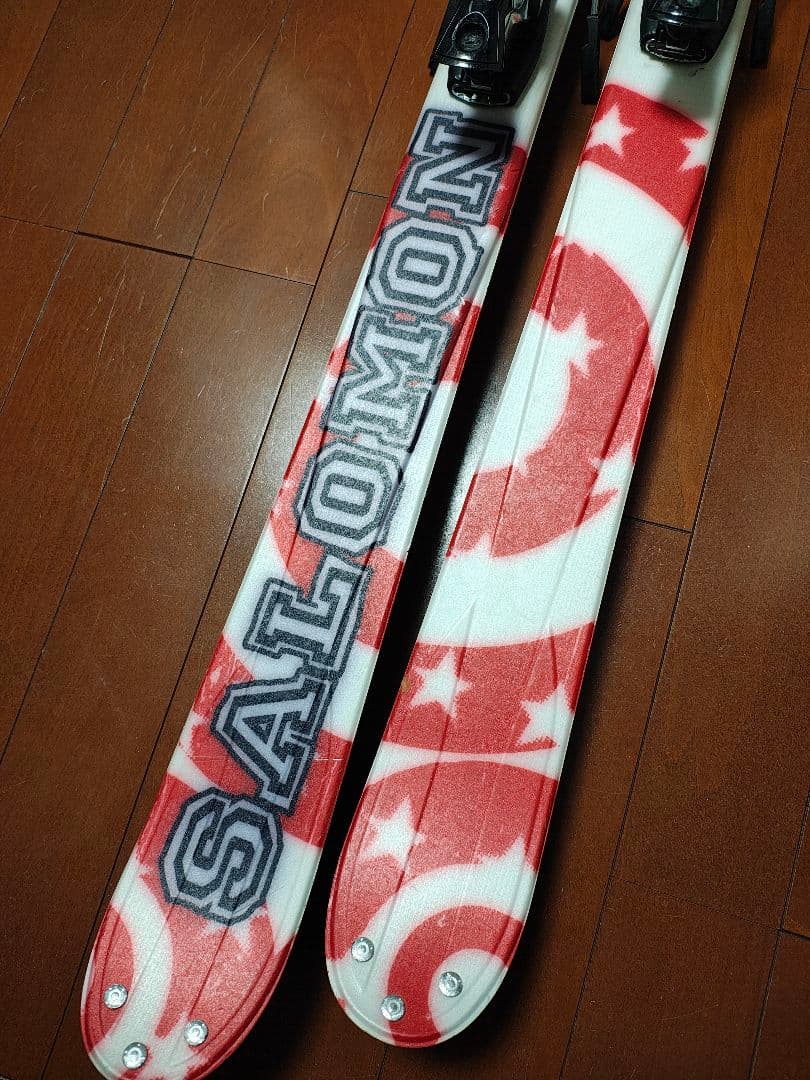 【ファットスキー☆】180cm　SALOMONスキーセット♪　送料無料！