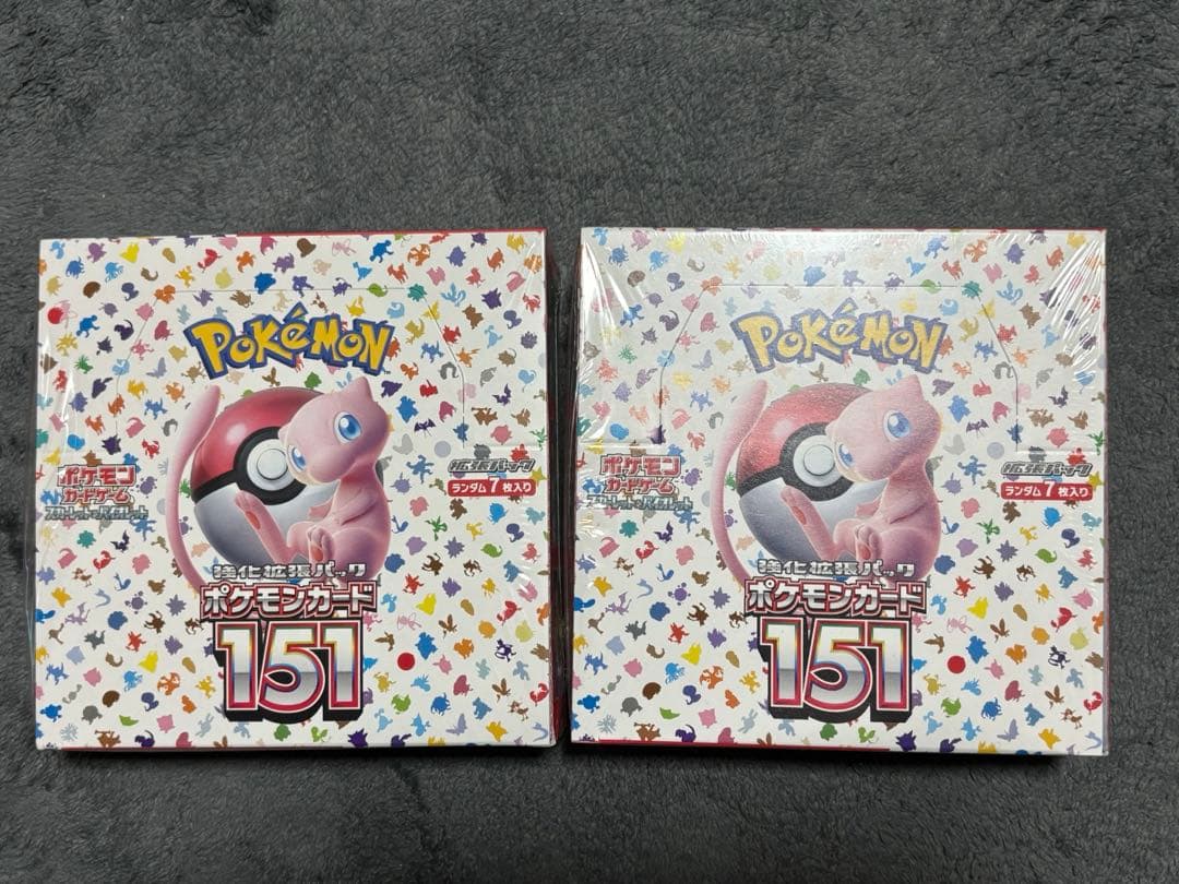 ポケモンカードゲーム　151 ボックス　２個　シュリンク付き
