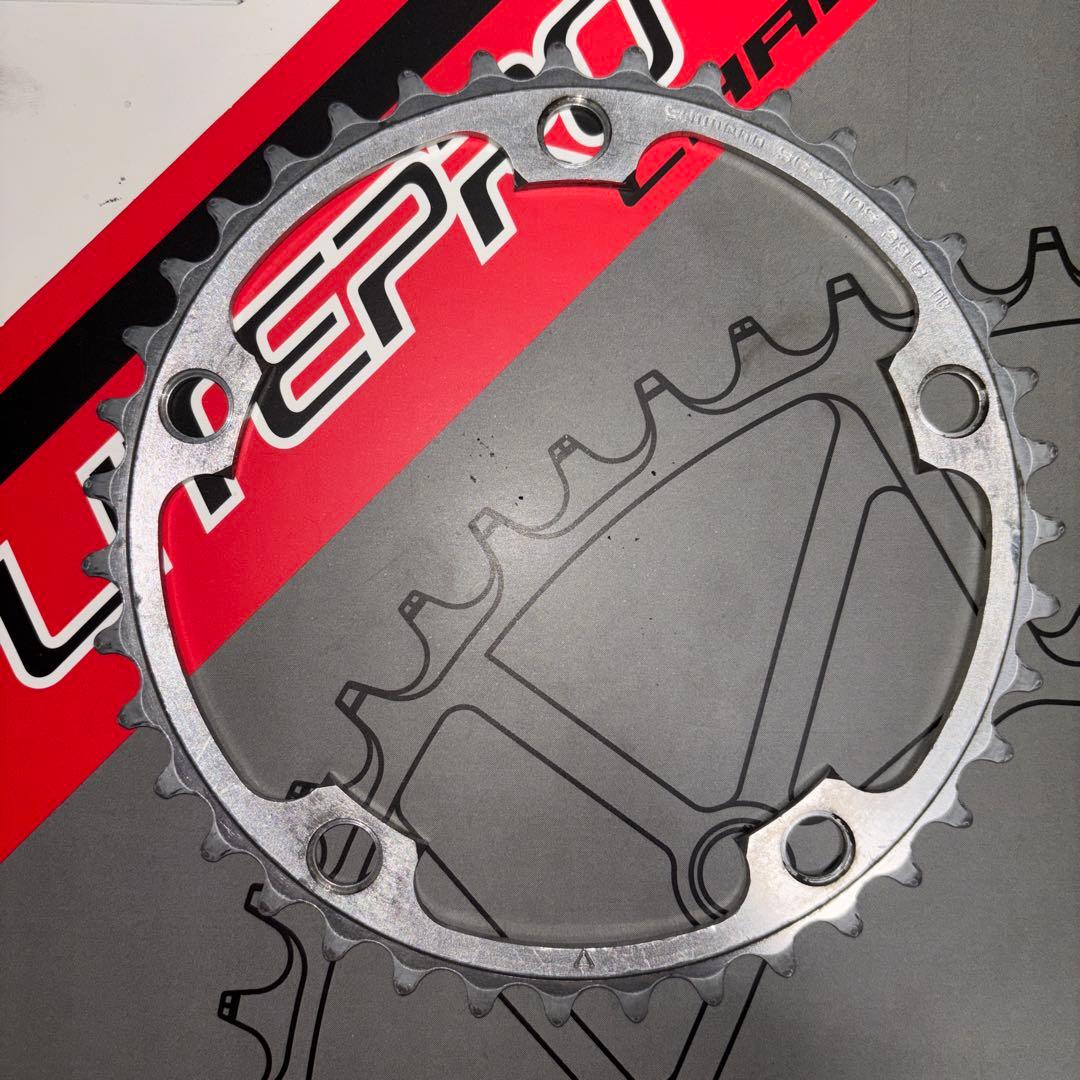 美品 SHIMANO DURA-ACE 7800 チェーンリング 52-39t