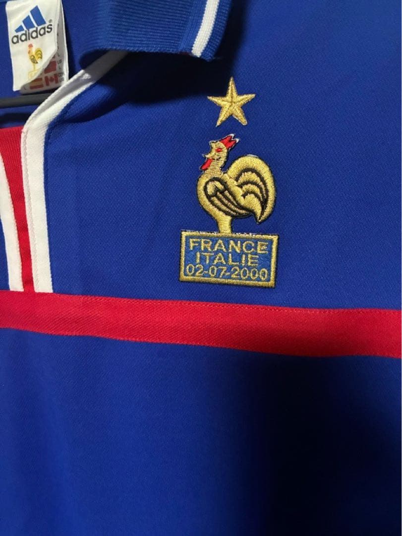 フランス代表 ユニフォーム ジダン 2000年 EURO 決勝パッチ BOX付き