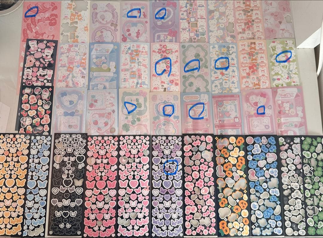mering floro studio シール　ステッカー　韓国作家