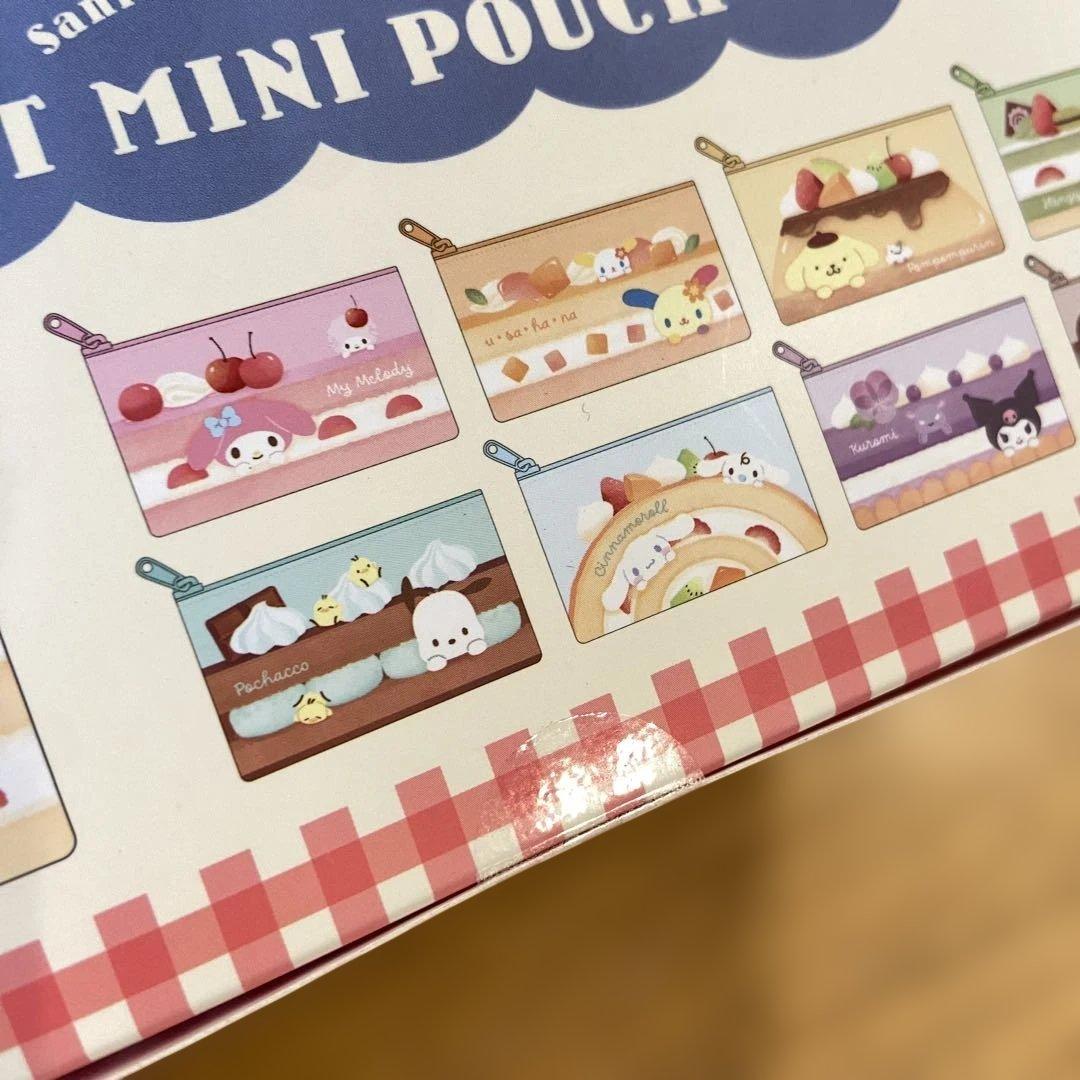 【コンプリート】サンリオシークレットフラットミニポーチ ケーキシリーズ