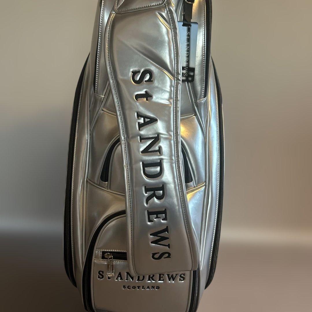《新品》St ANDREWS シルバー キャディバッグ✨