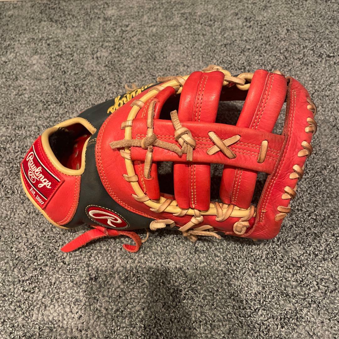 Rawlings Gold Glove 軟式グローブ 赤黒